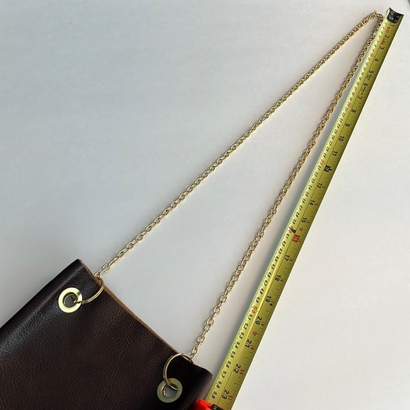 NEW Leather cell phone crossbody/pouch - Picture 10 of 11